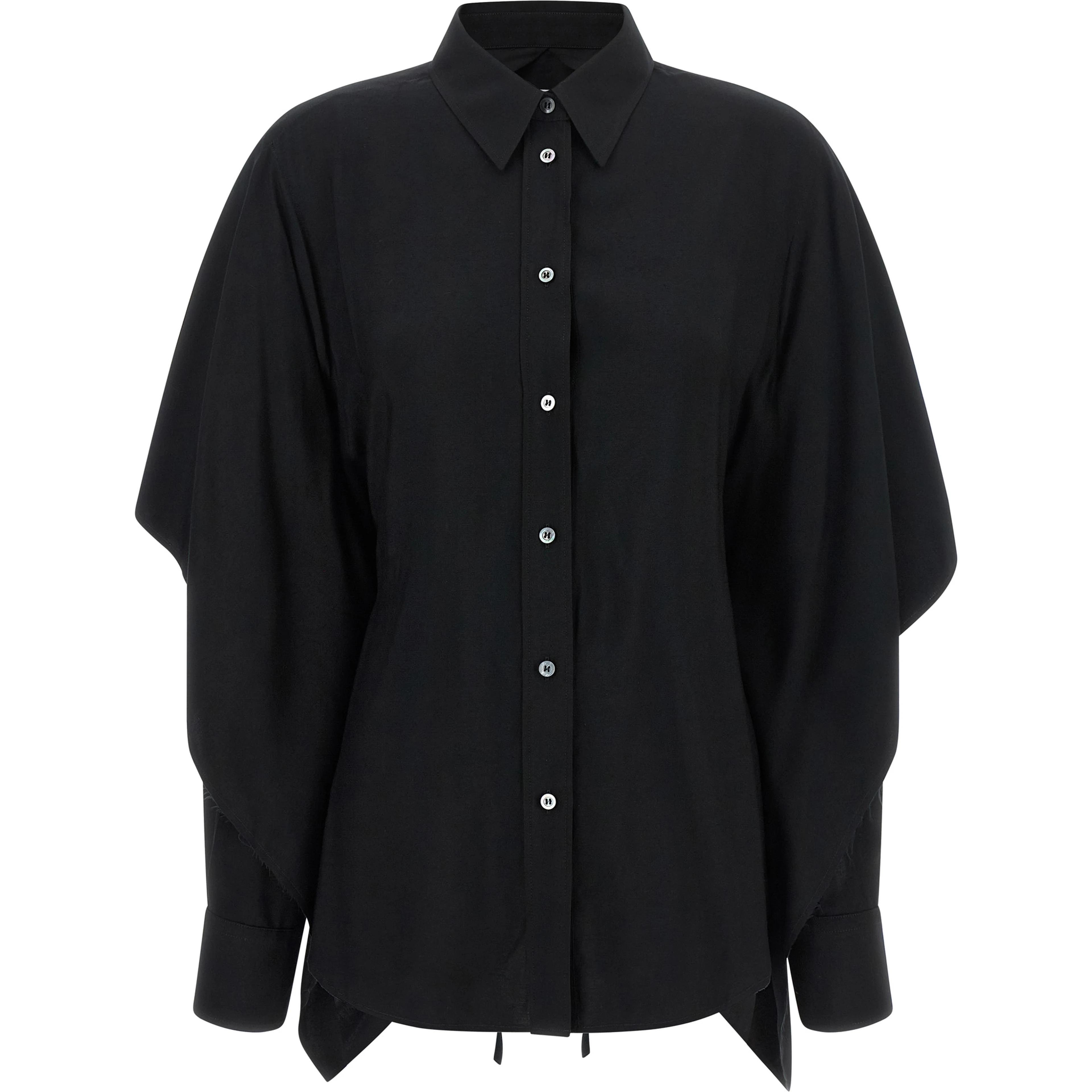 Black Viscose Blouse