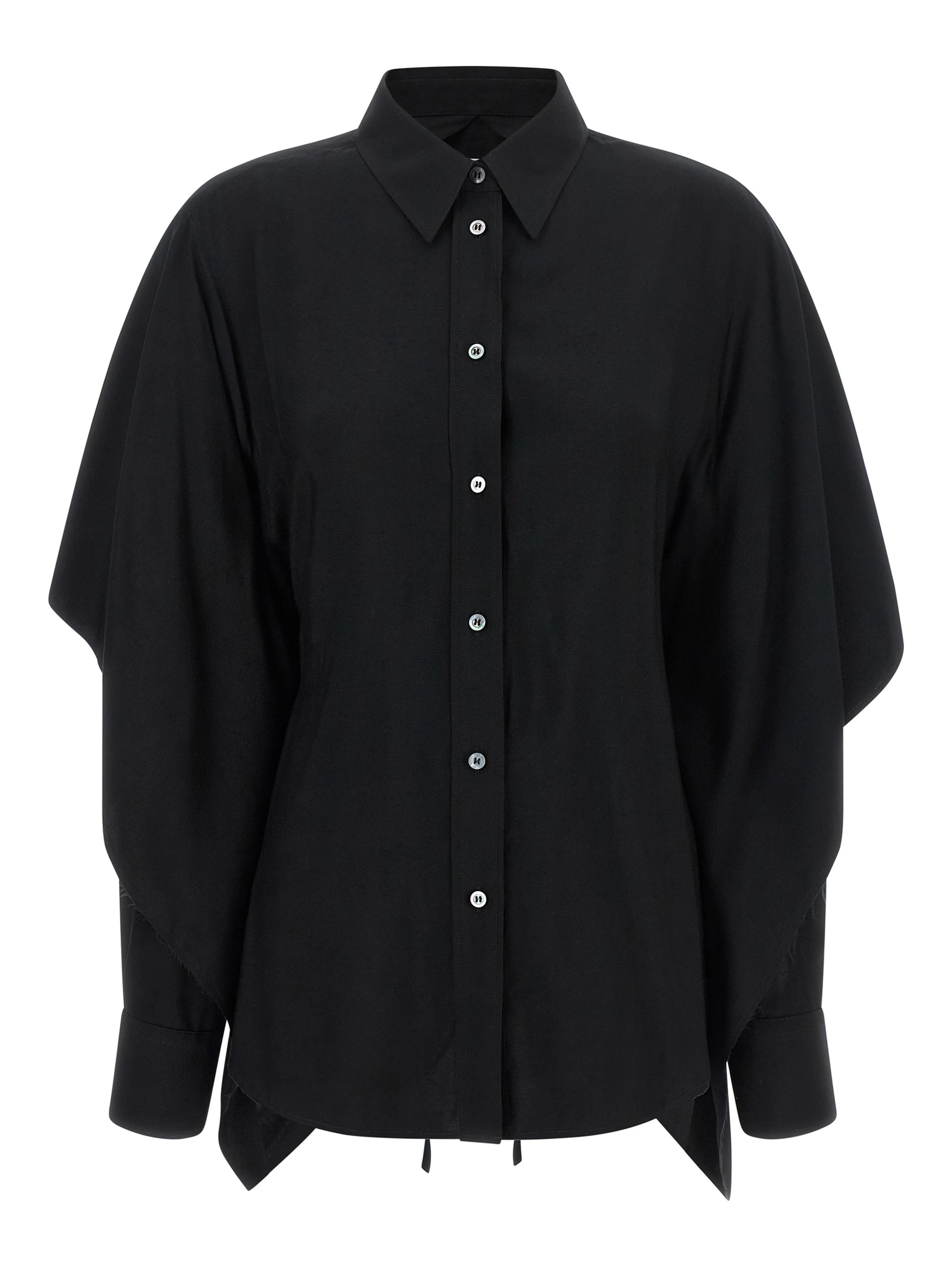 Black Viscose Blouse