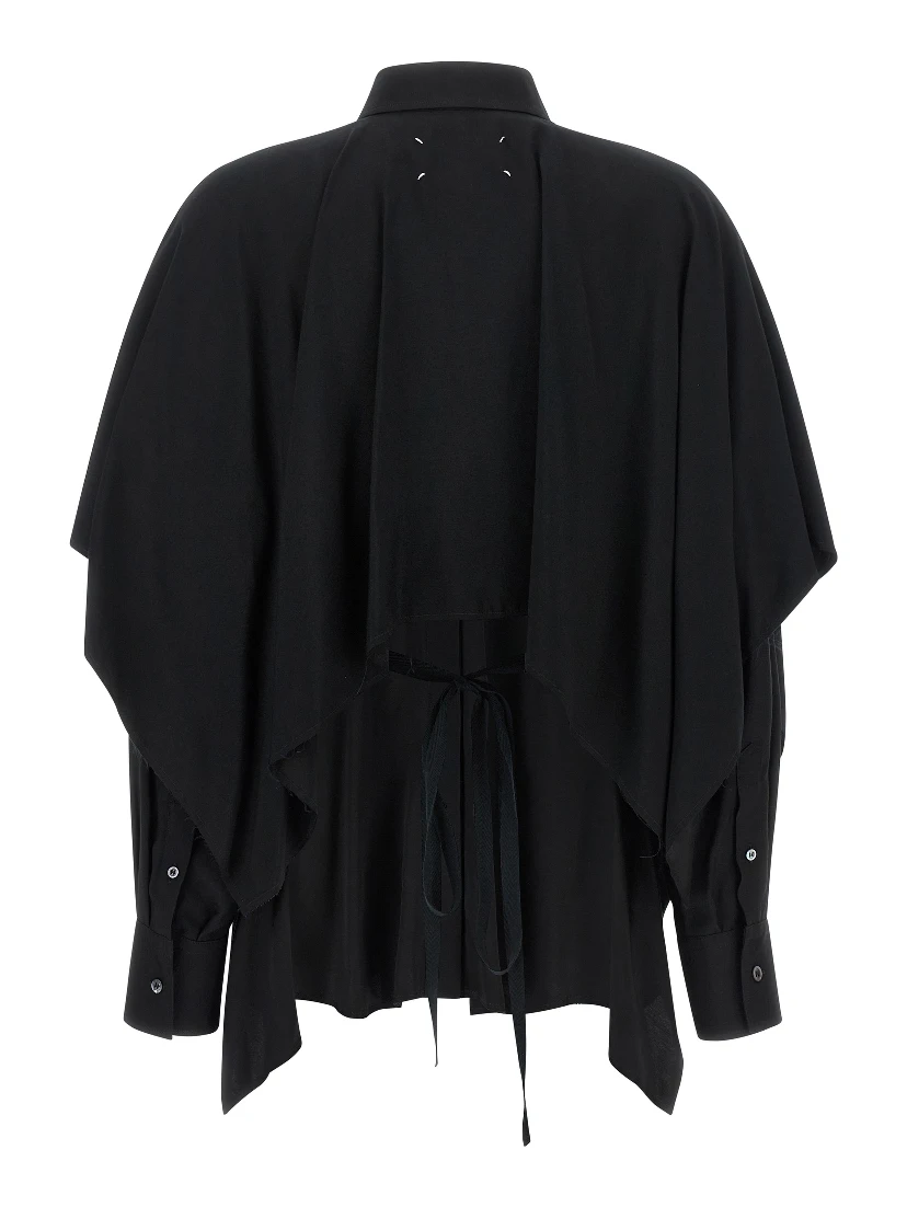Black Viscose Blouse