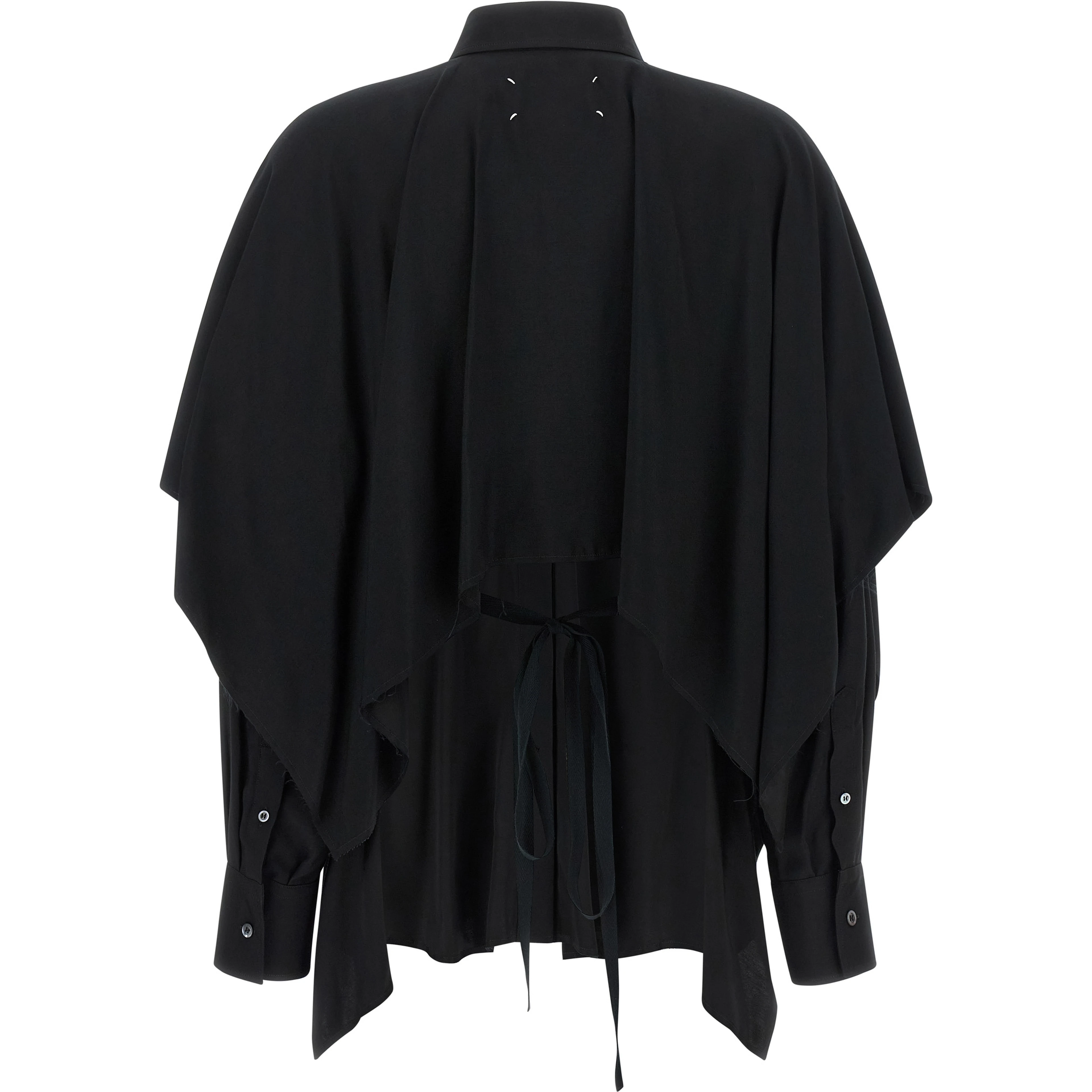 Black Viscose Blouse