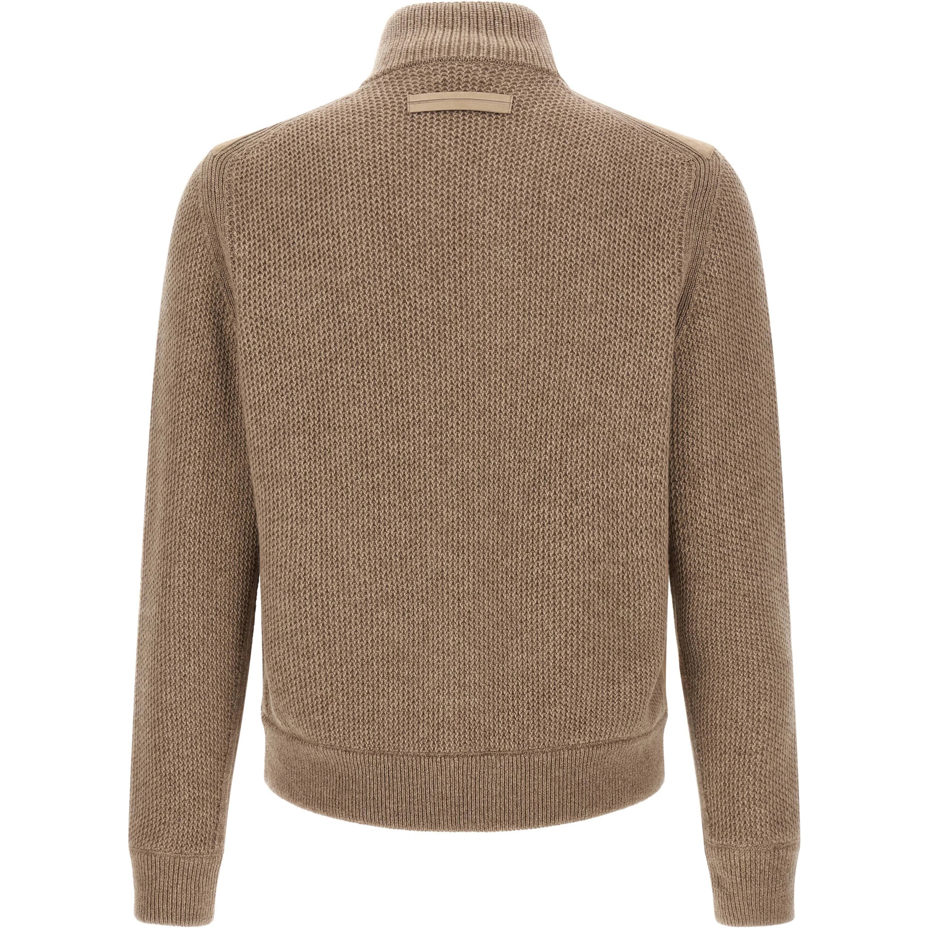 Beige Cashmere Cardigan