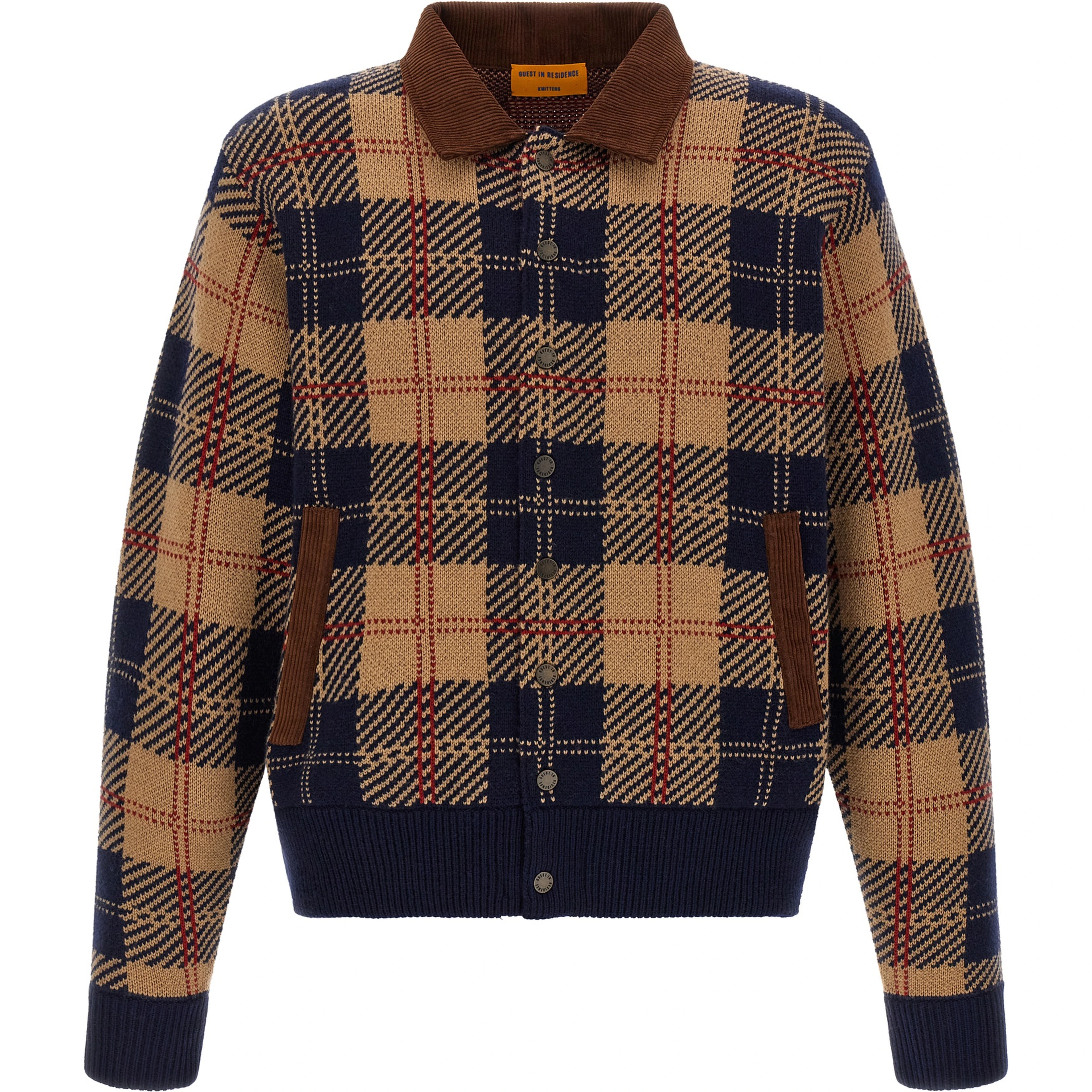 Multicolor Wool Bomber