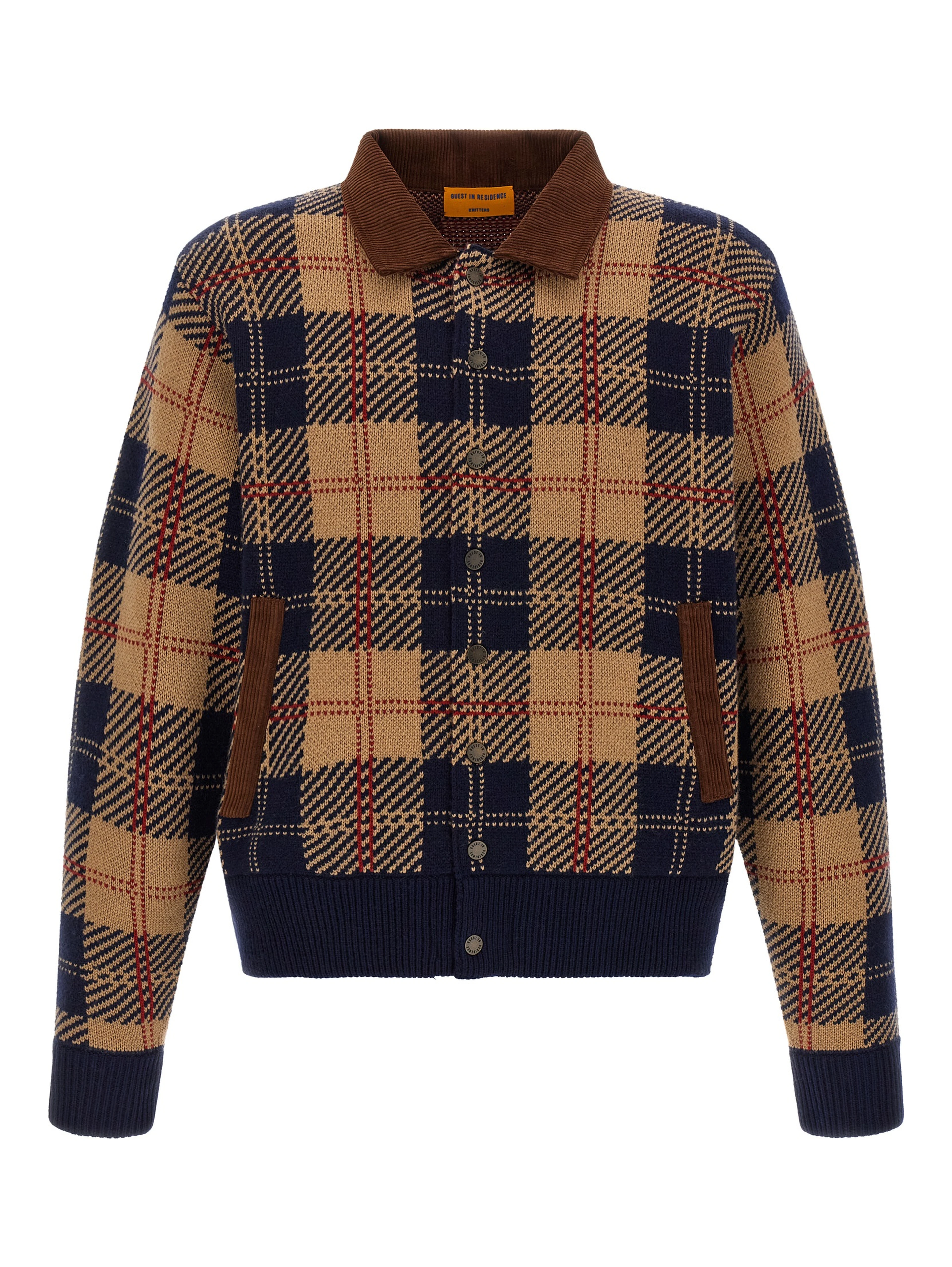 Multicolor Wool Bomber