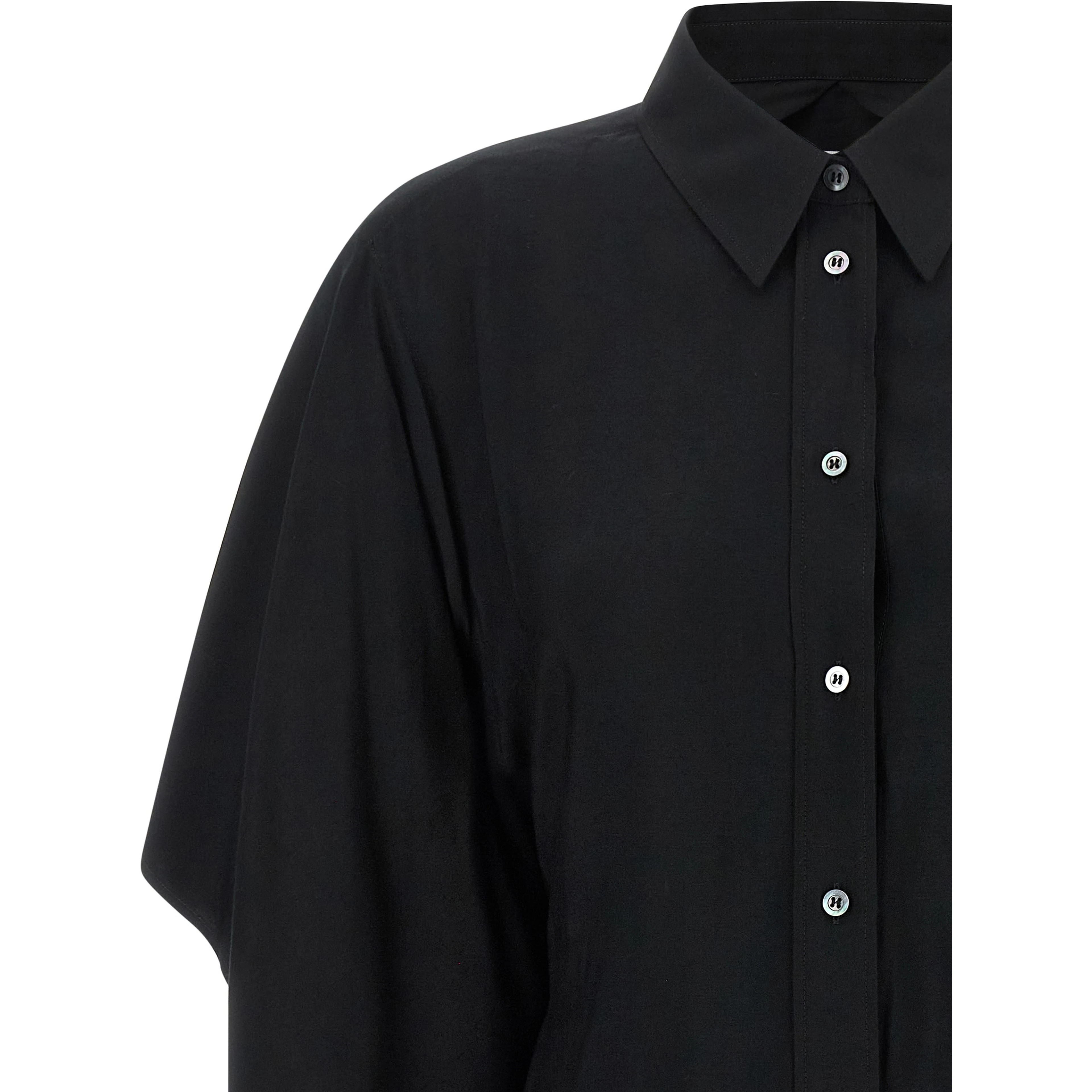 Black Viscose Blouse