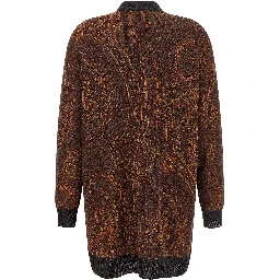 Brown Viscose Cardigan