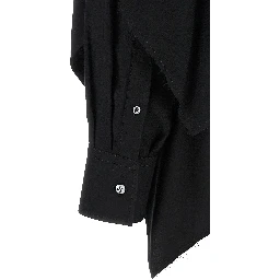 Black Viscose Blouse