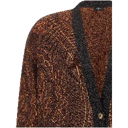 Brown Viscose Cardigan