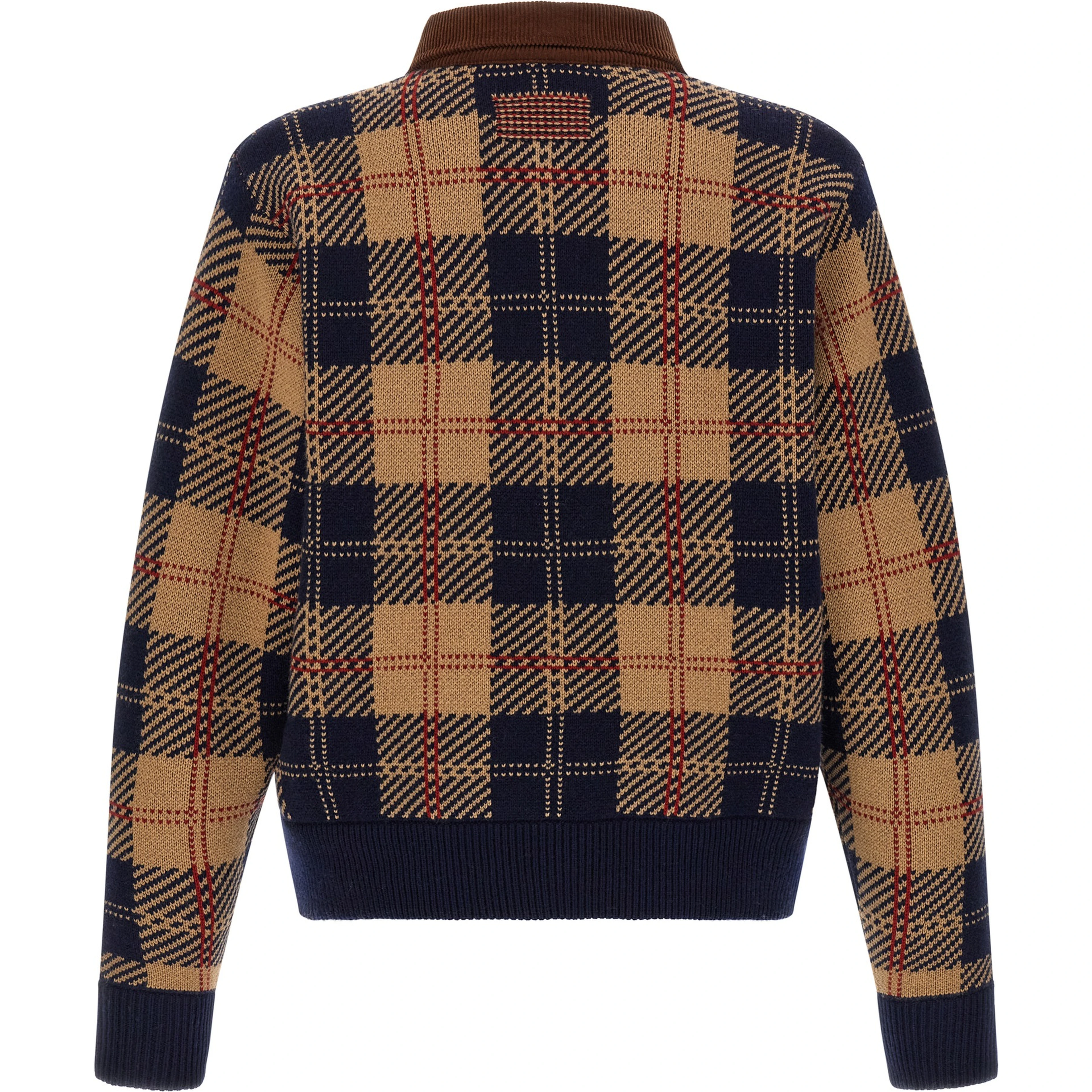 Multicolor Wool Bomber
