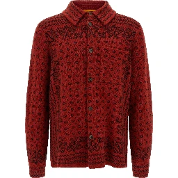 Red Cashmere Blouse