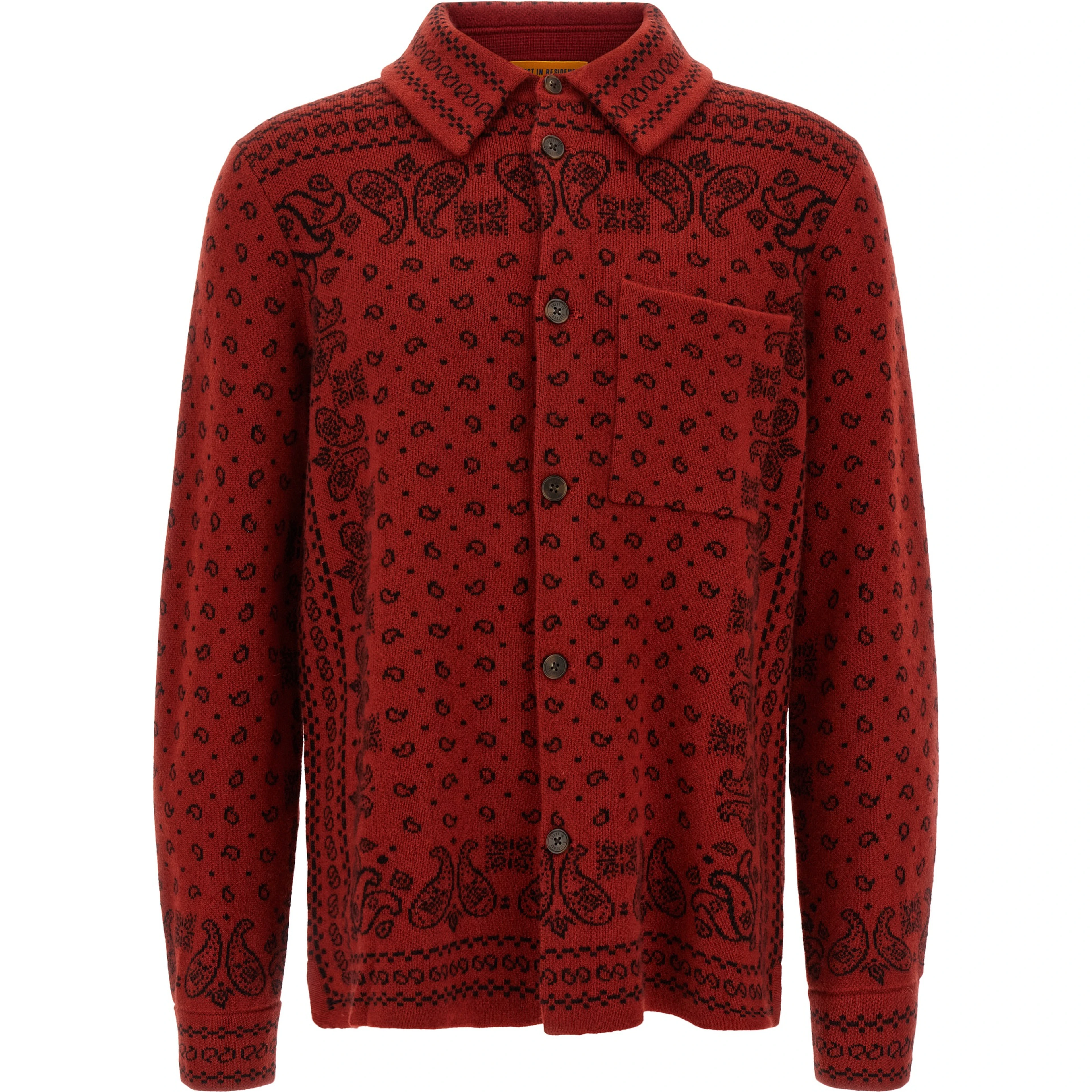 Red Cashmere Blouse