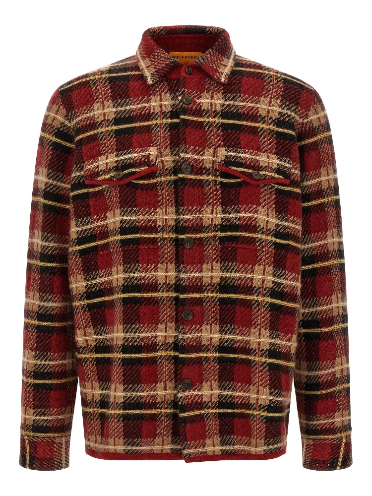 Red Cashmere Blouse
