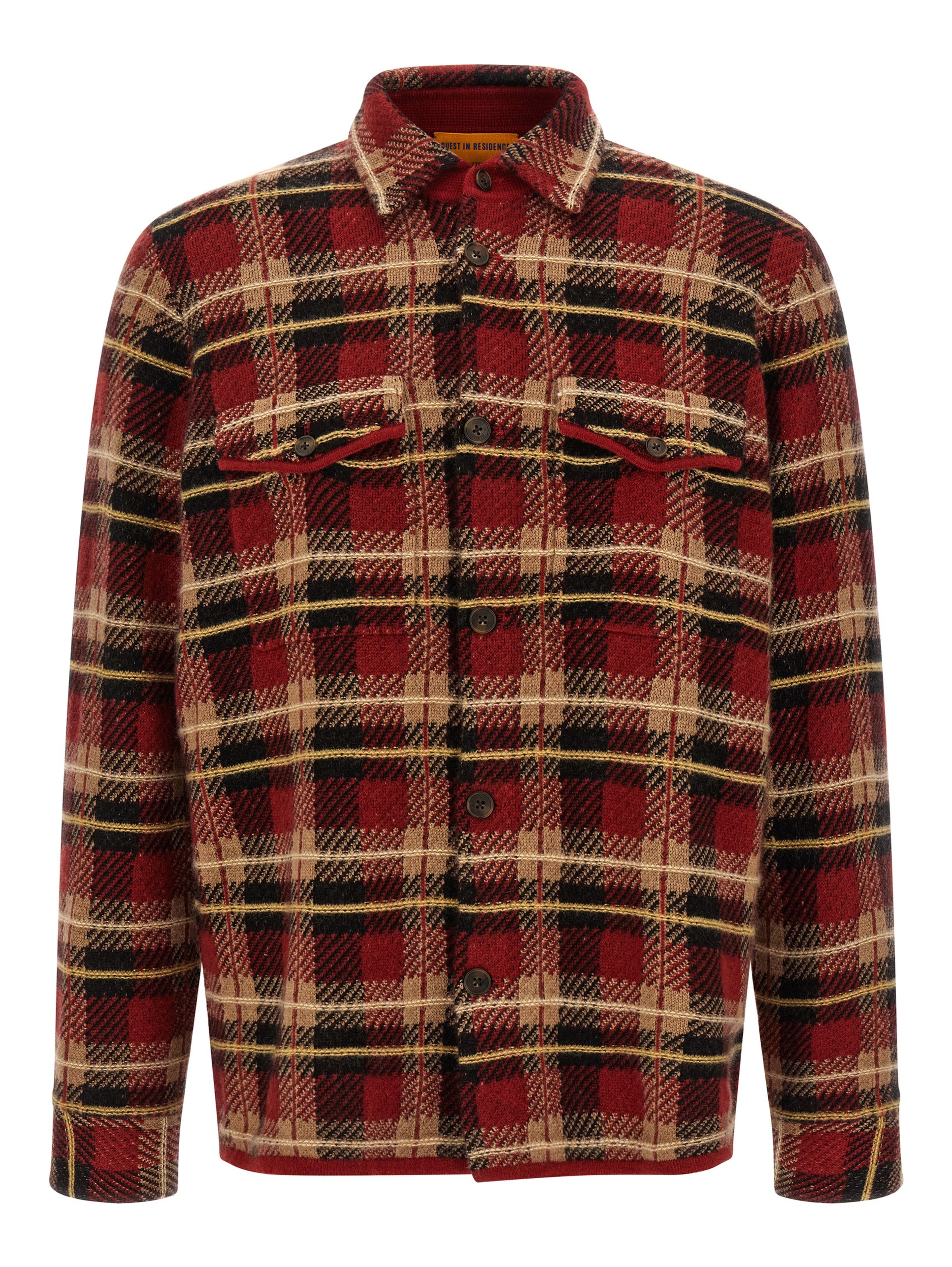 Red Cashmere Blouse