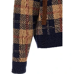 Multicolor Wool Bomber