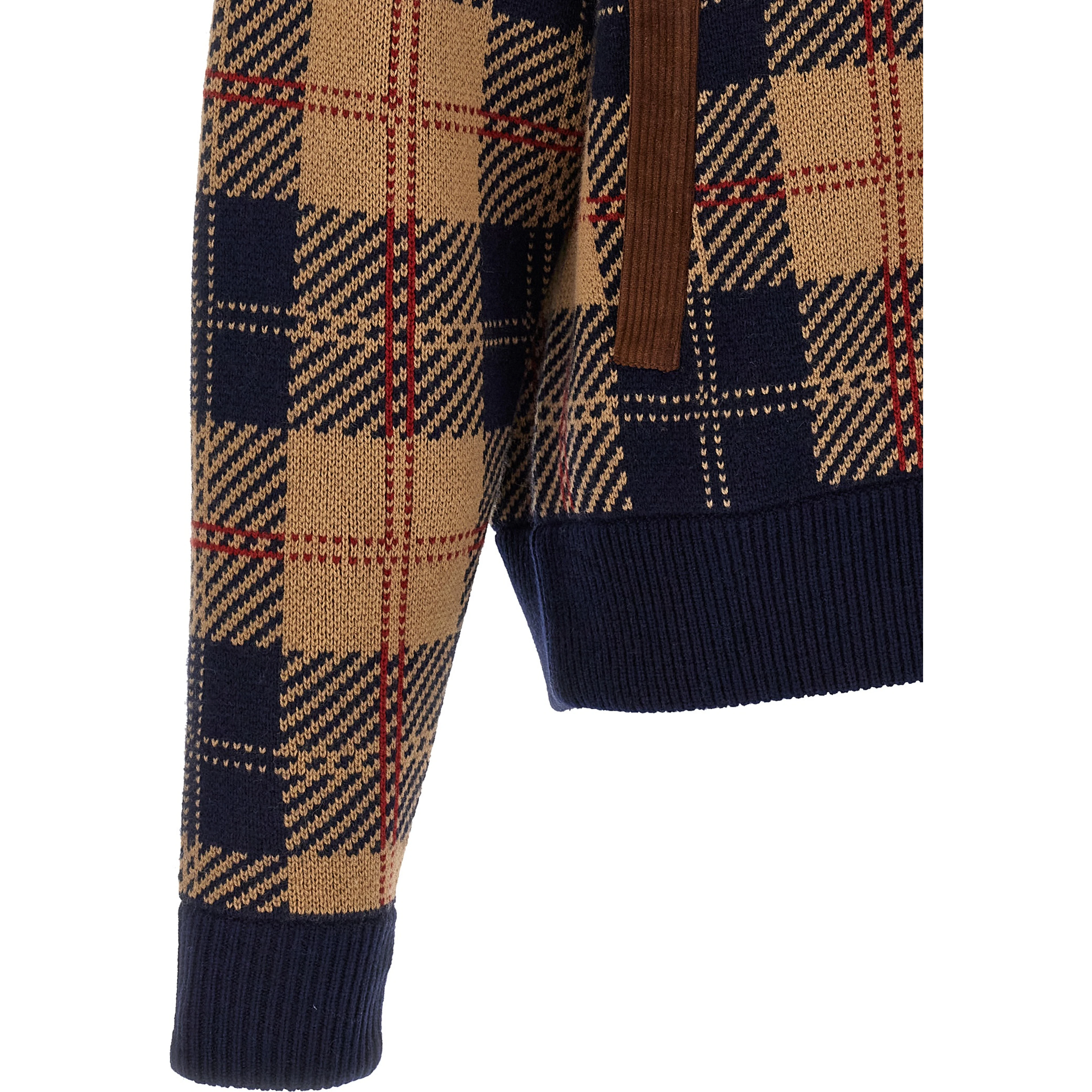 Multicolor Wool Bomber