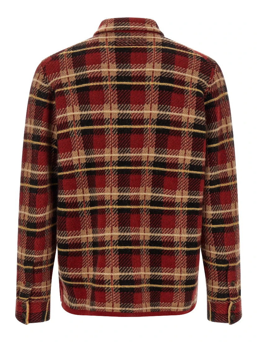 Red Cashmere Blouse