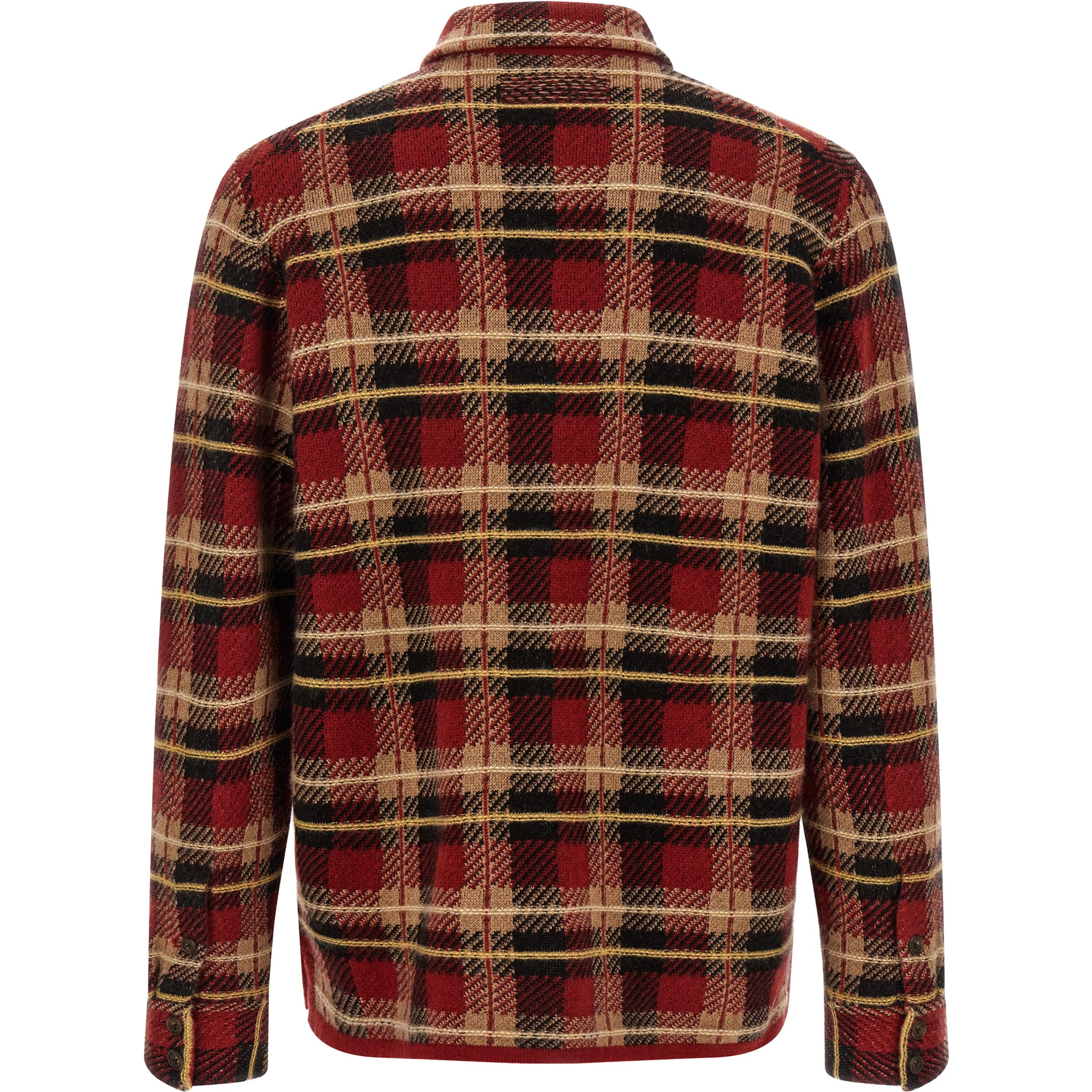 Red Cashmere Blouse
