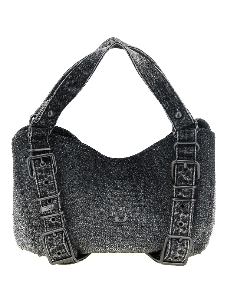 Black Cotton Handbag