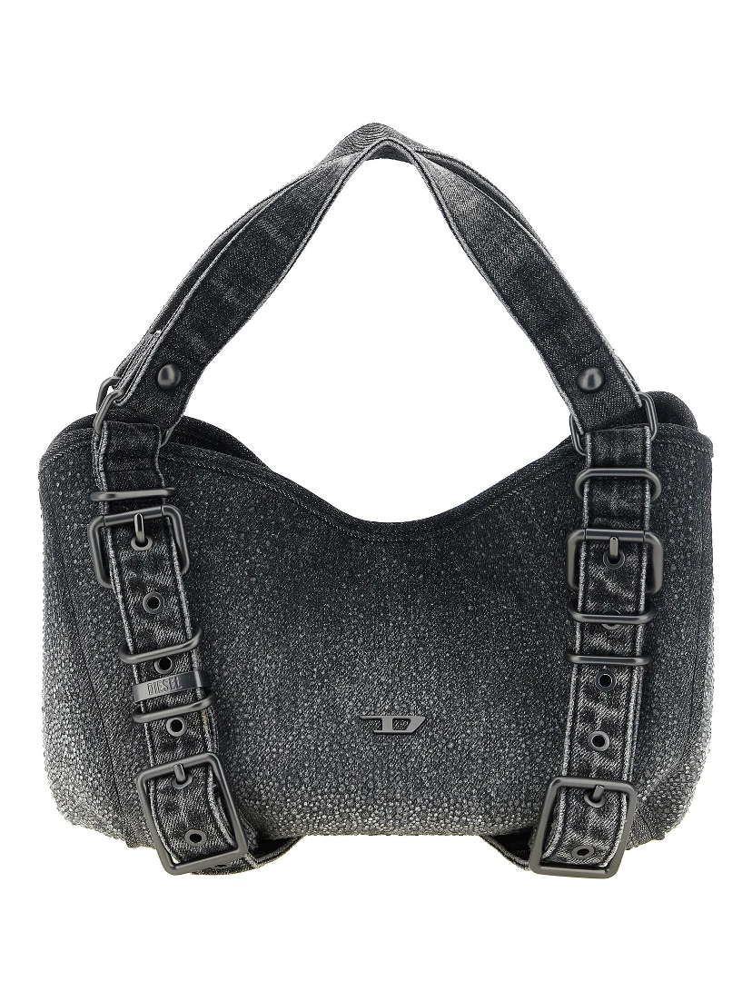 Black Cotton Handbag