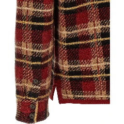 Red Cashmere Blouse