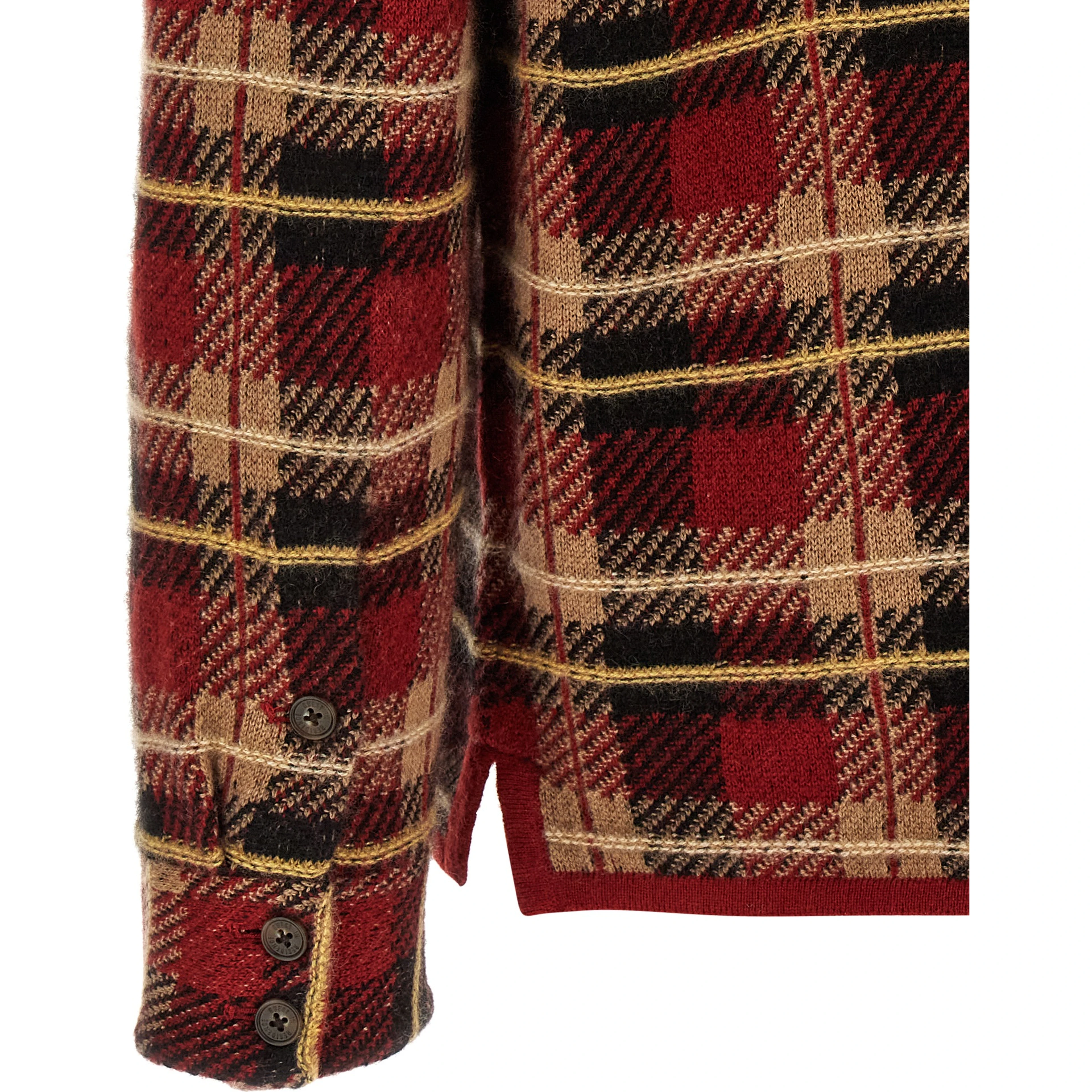 Red Cashmere Blouse