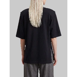 Black Anira padded T-shirt
