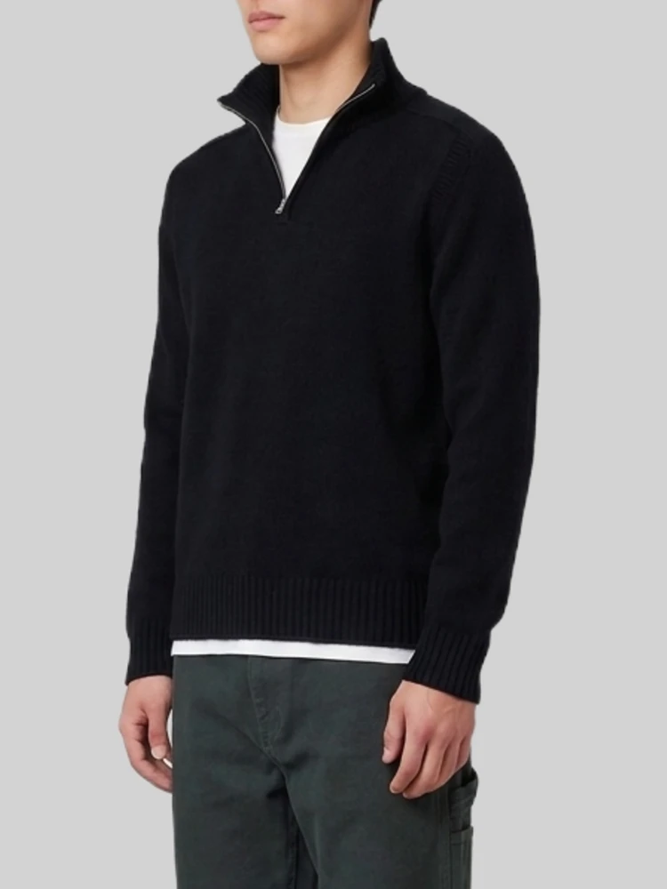 Black half zip turtleneck alternative