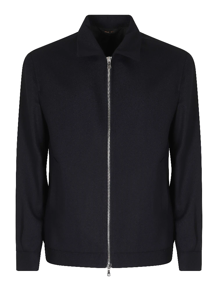 GIUBBOTTO ZIP COLLO CAMICIA LANA