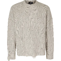 DISTRESS KNIT SWEATER