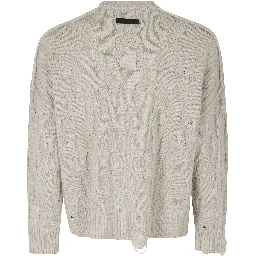 DISTRESS KNIT SWEATER