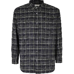 CHECKED FLANNEL BD SHIRT