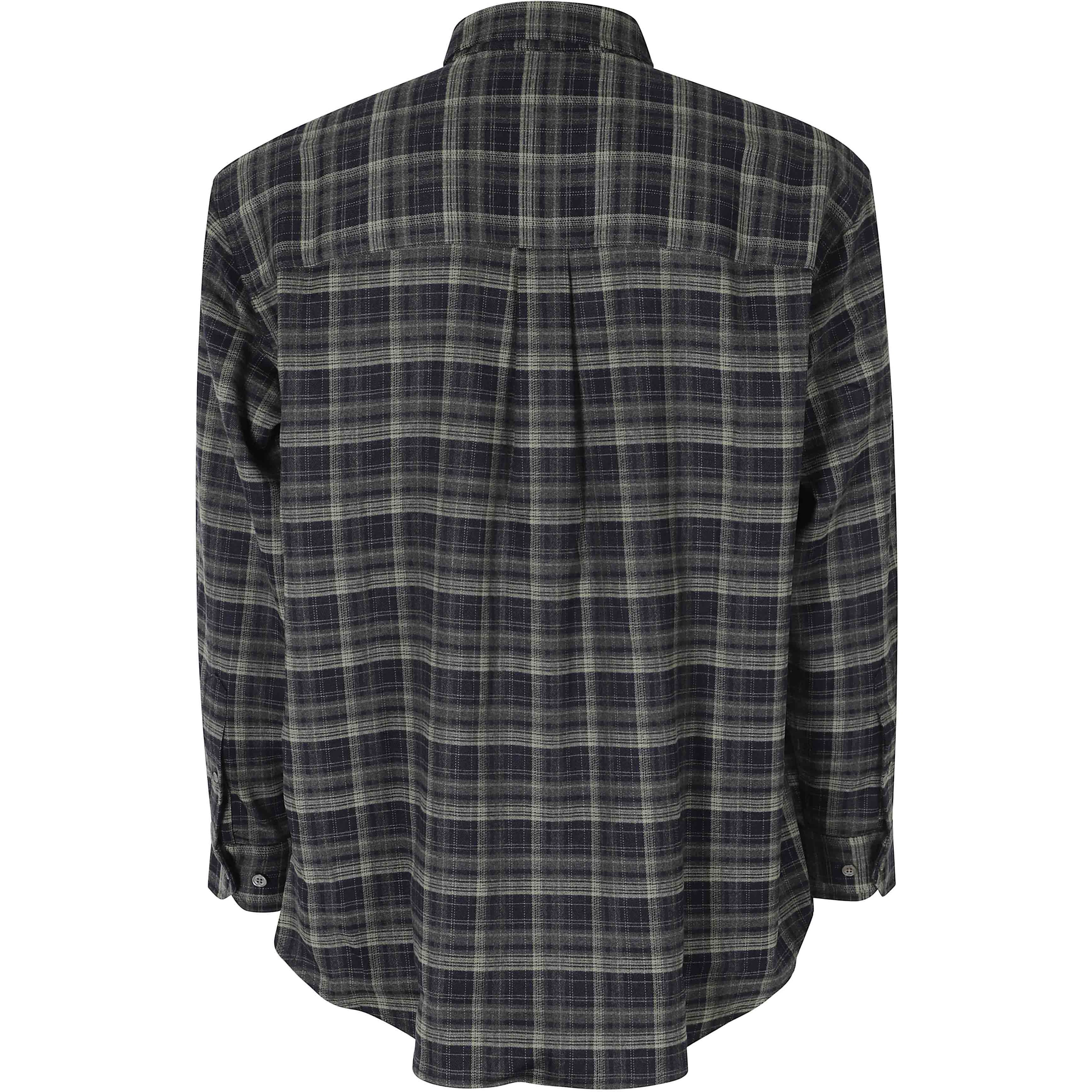 CHECKED FLANNEL BD SHIRT