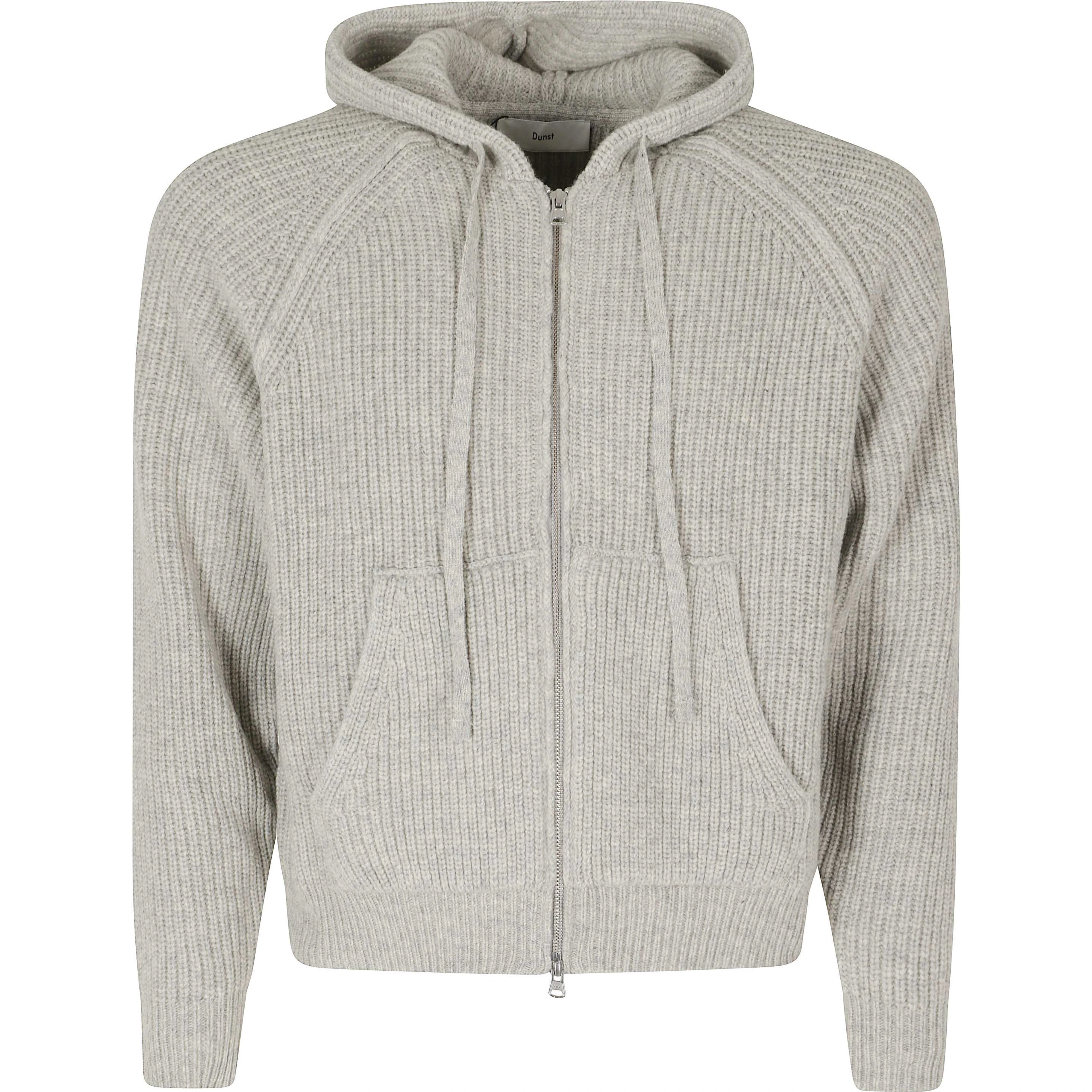 HOODED KNIT CARDIGAN