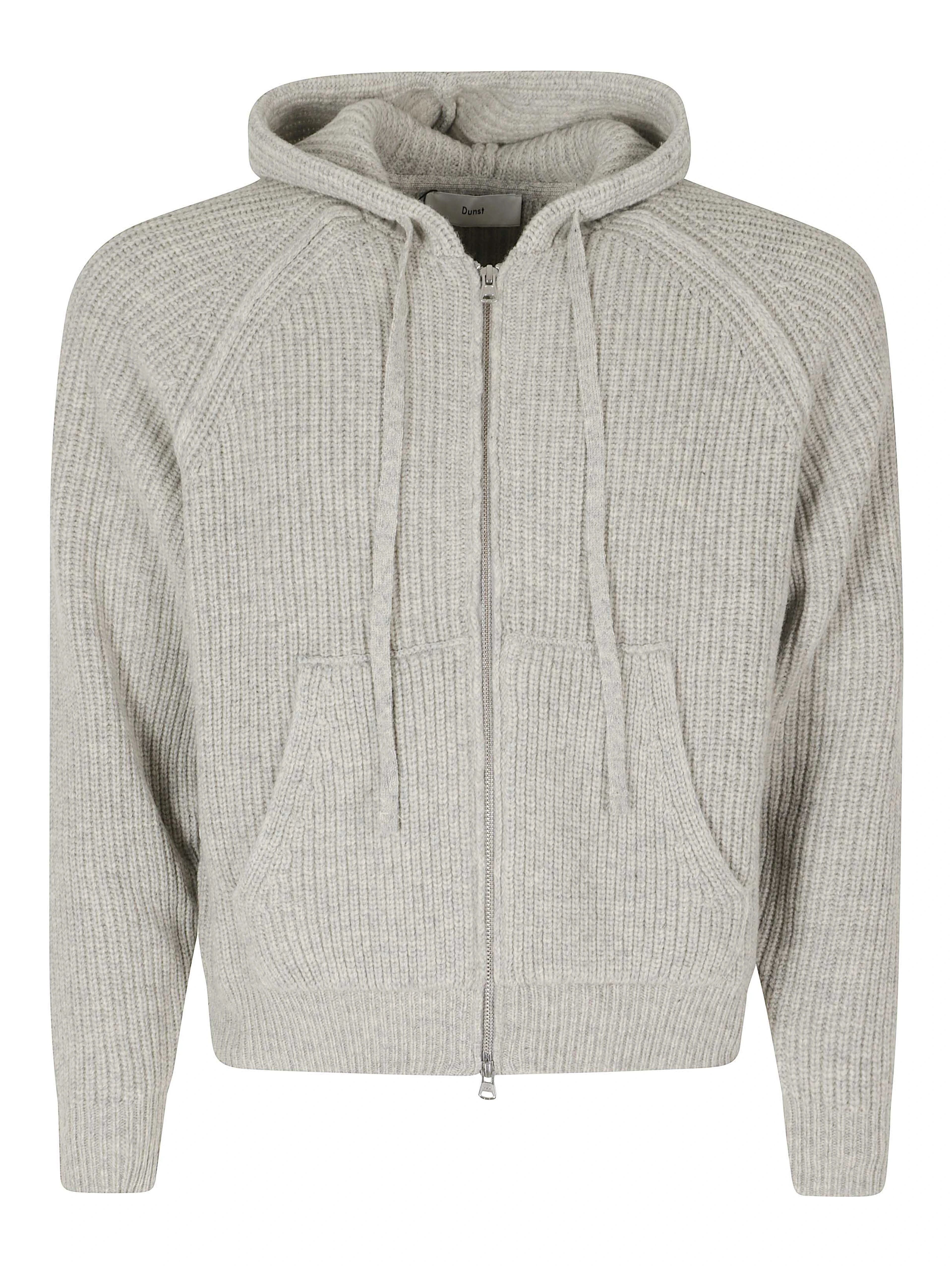 HOODED KNIT CARDIGAN