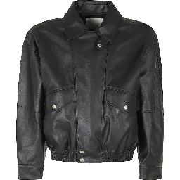 CROPPED ALTER LEATHER BLOUSON
