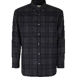 CHECKED FLANNEL BD SHIRT