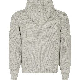 HOODED KNIT CARDIGAN
