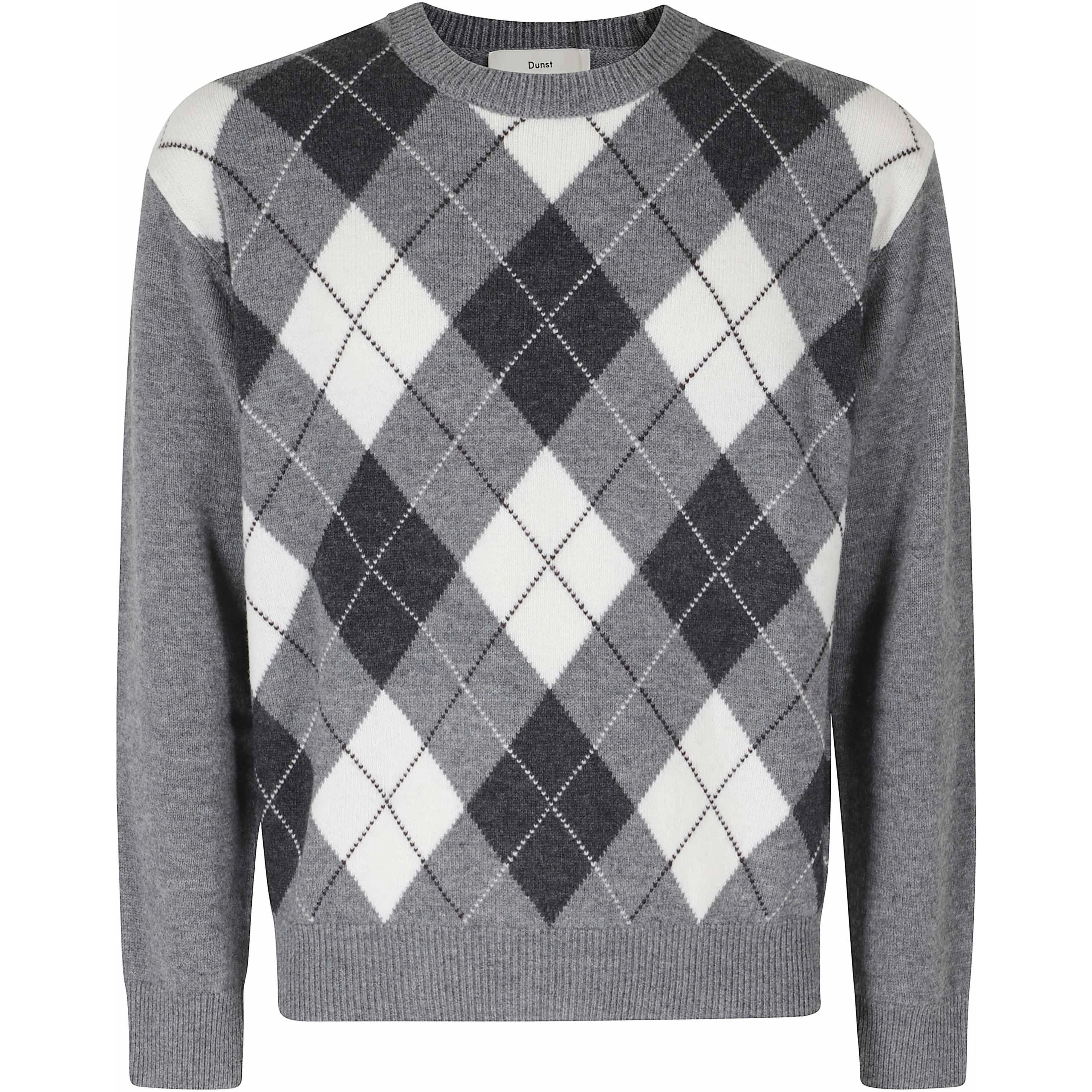 ARGYLE CREW NECK SWEATER