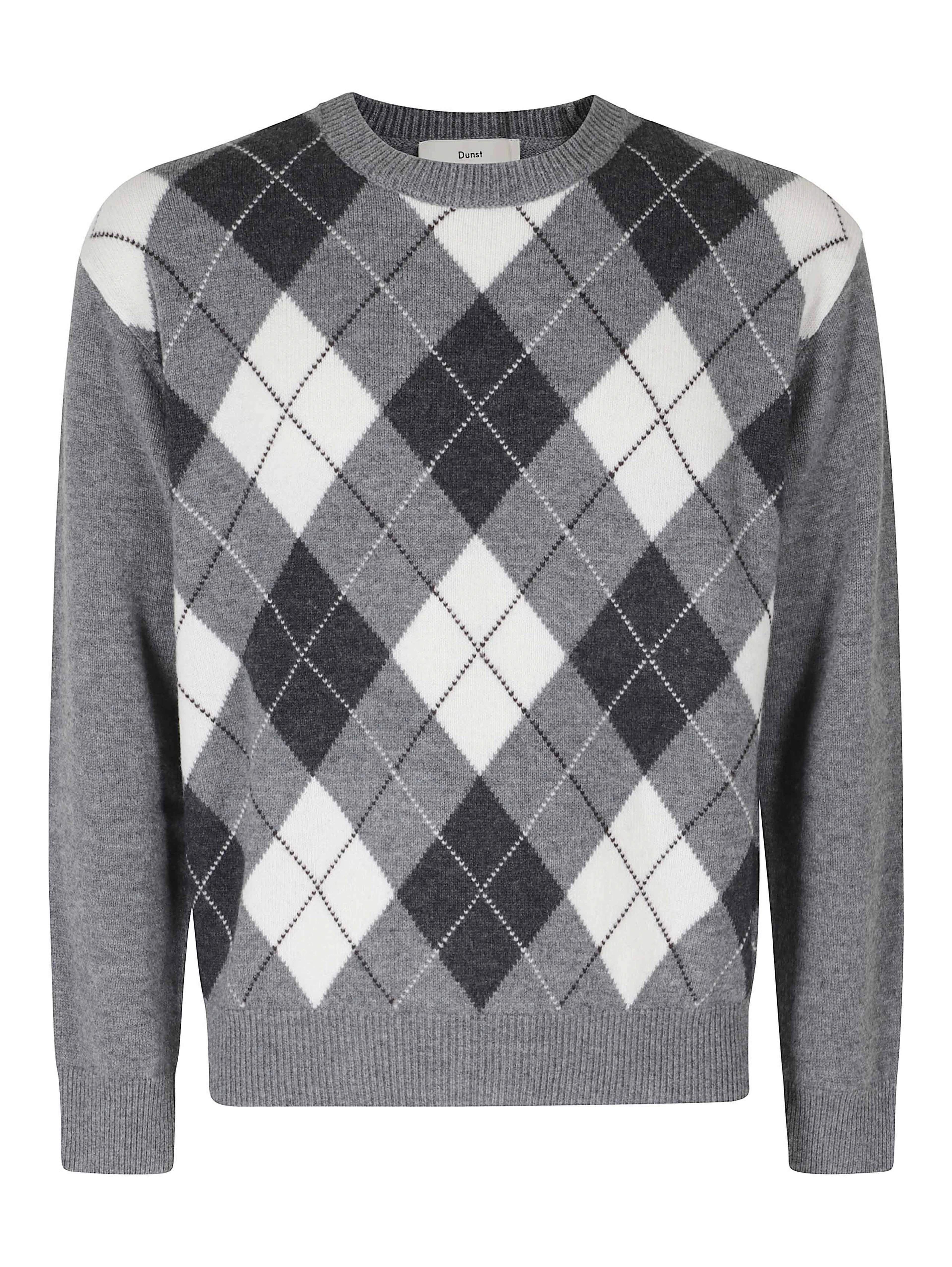 ARGYLE CREW NECK SWEATER