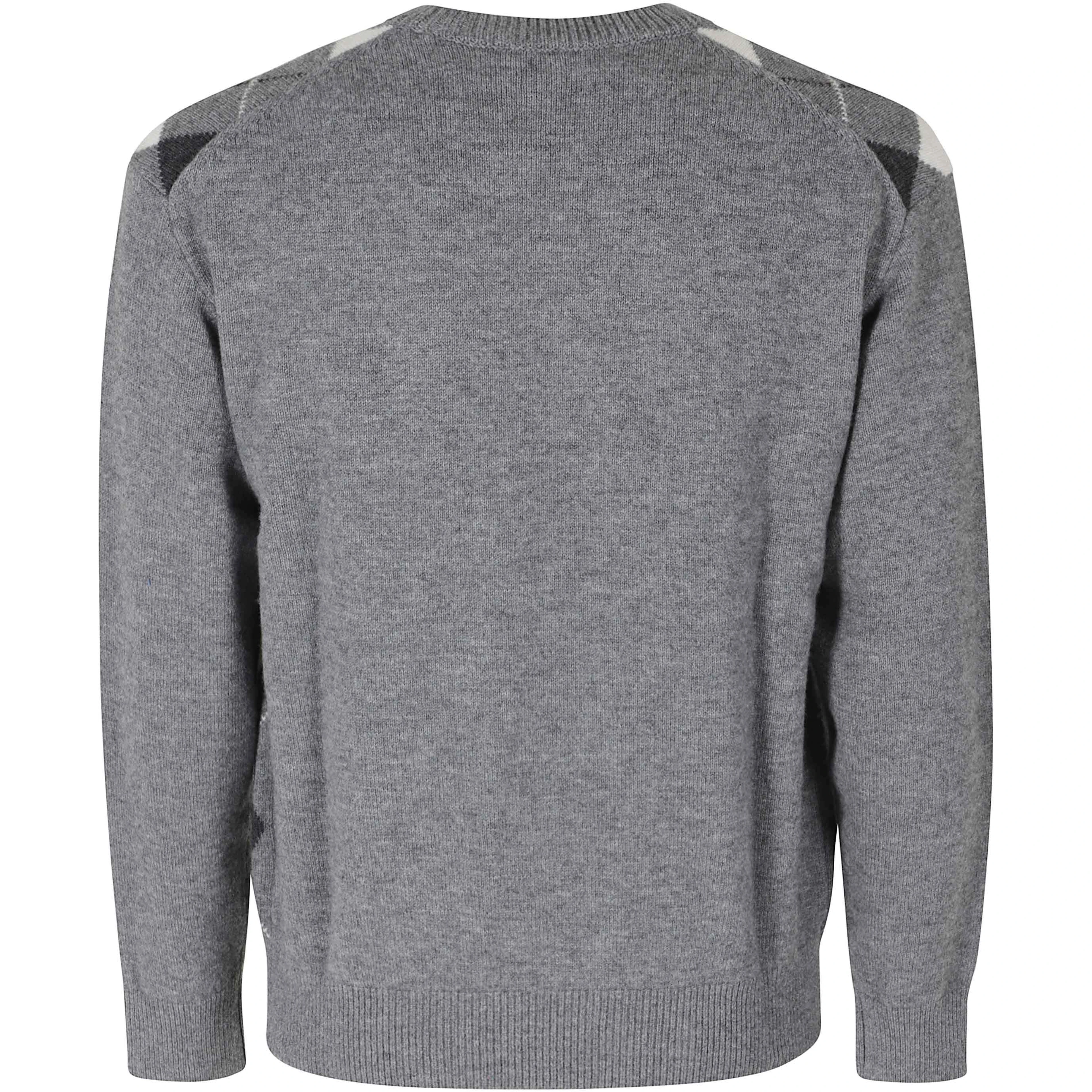 ARGYLE CREW NECK SWEATER