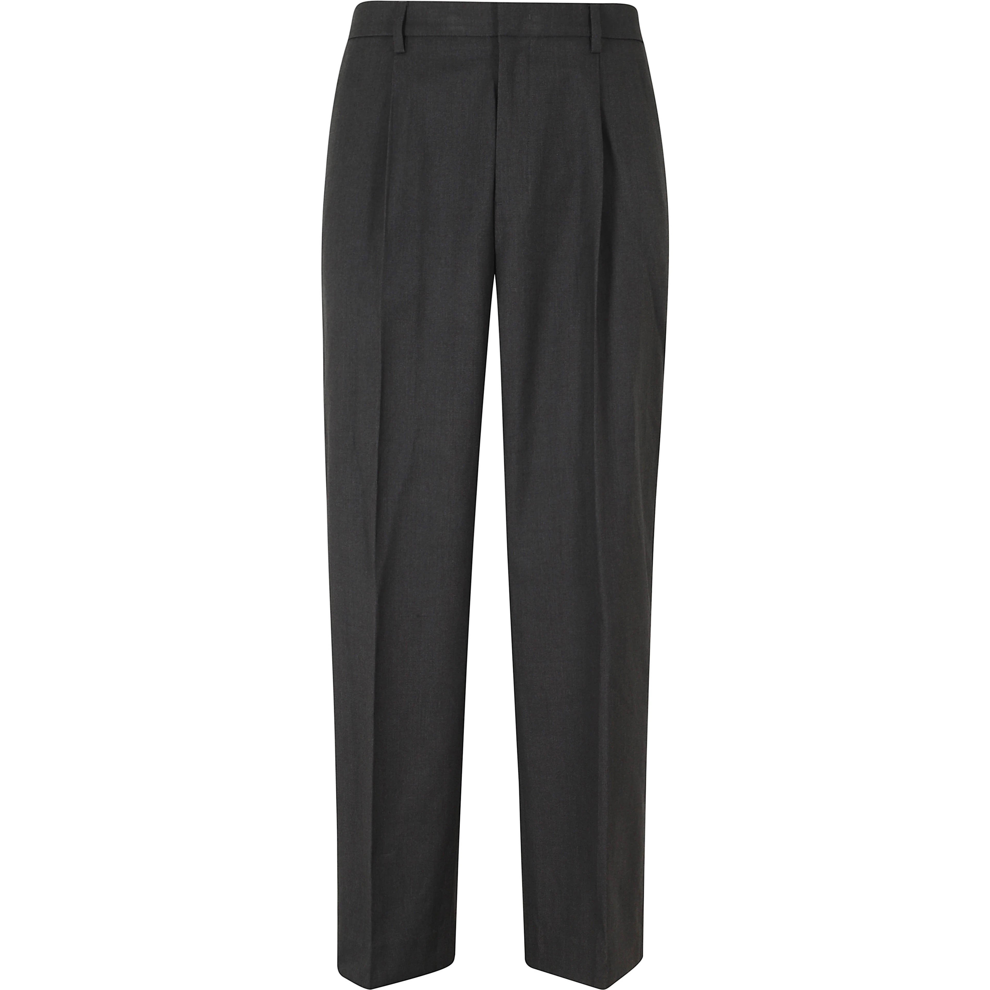 PLEATED SEMI WIDE SLACKS