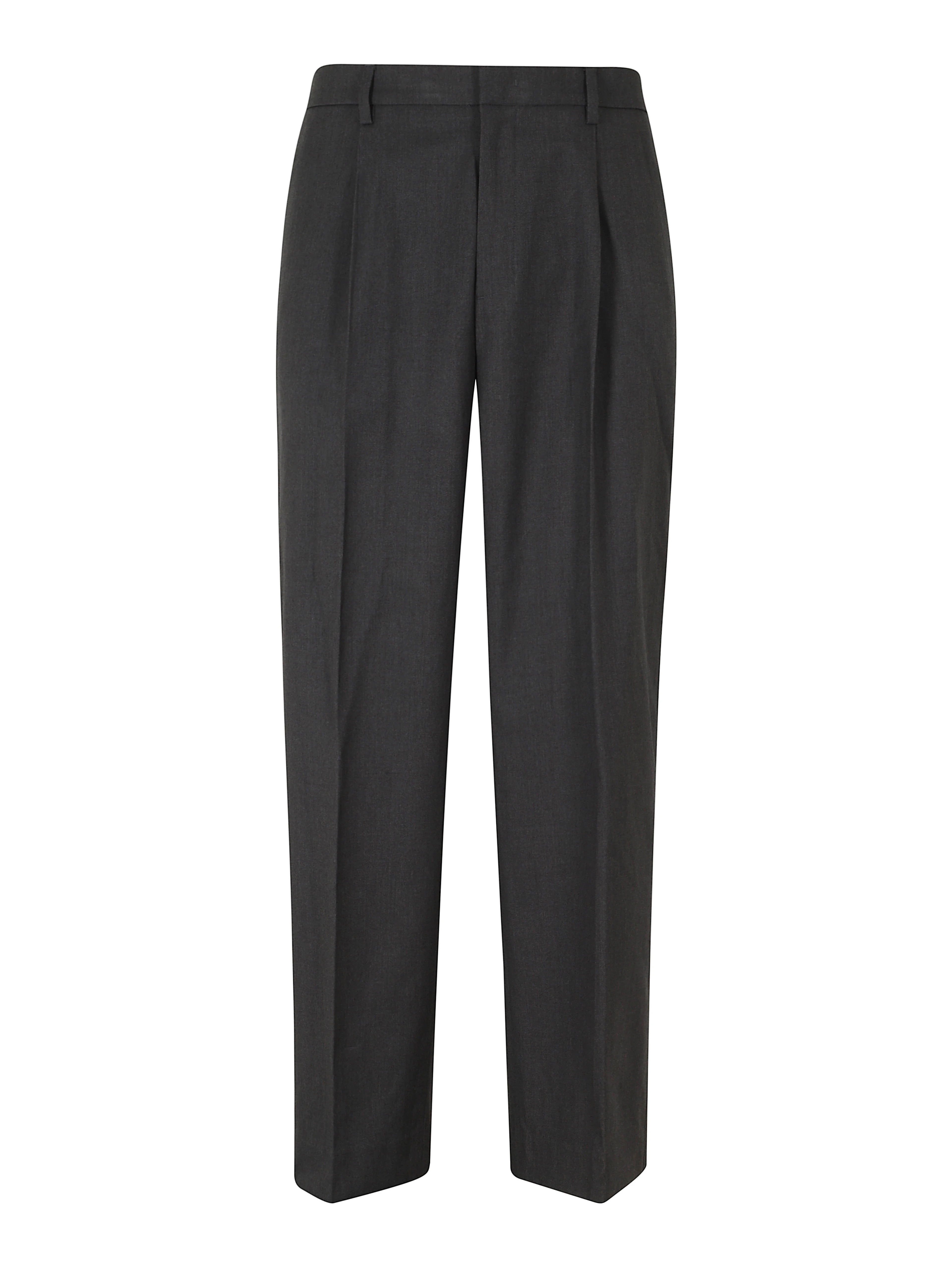 PLEATED SEMI WIDE SLACKS