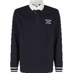 SLOGAN LONGSLEEVE POLO