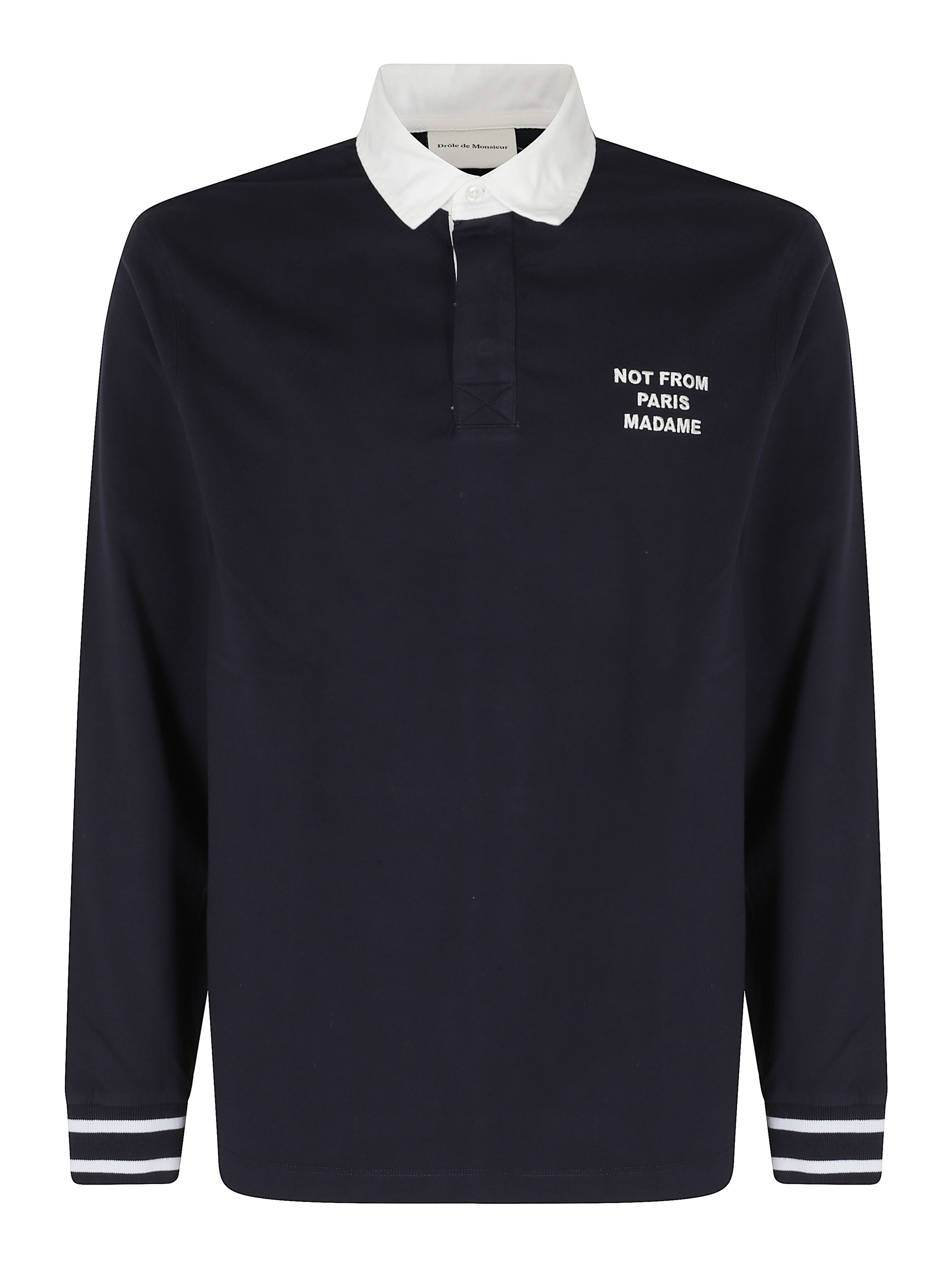 SLOGAN LONGSLEEVE POLO