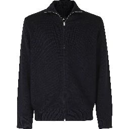 MAGLIA FULL ZIP LANA RASATA