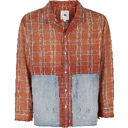 PLAID DENIM SHIRT