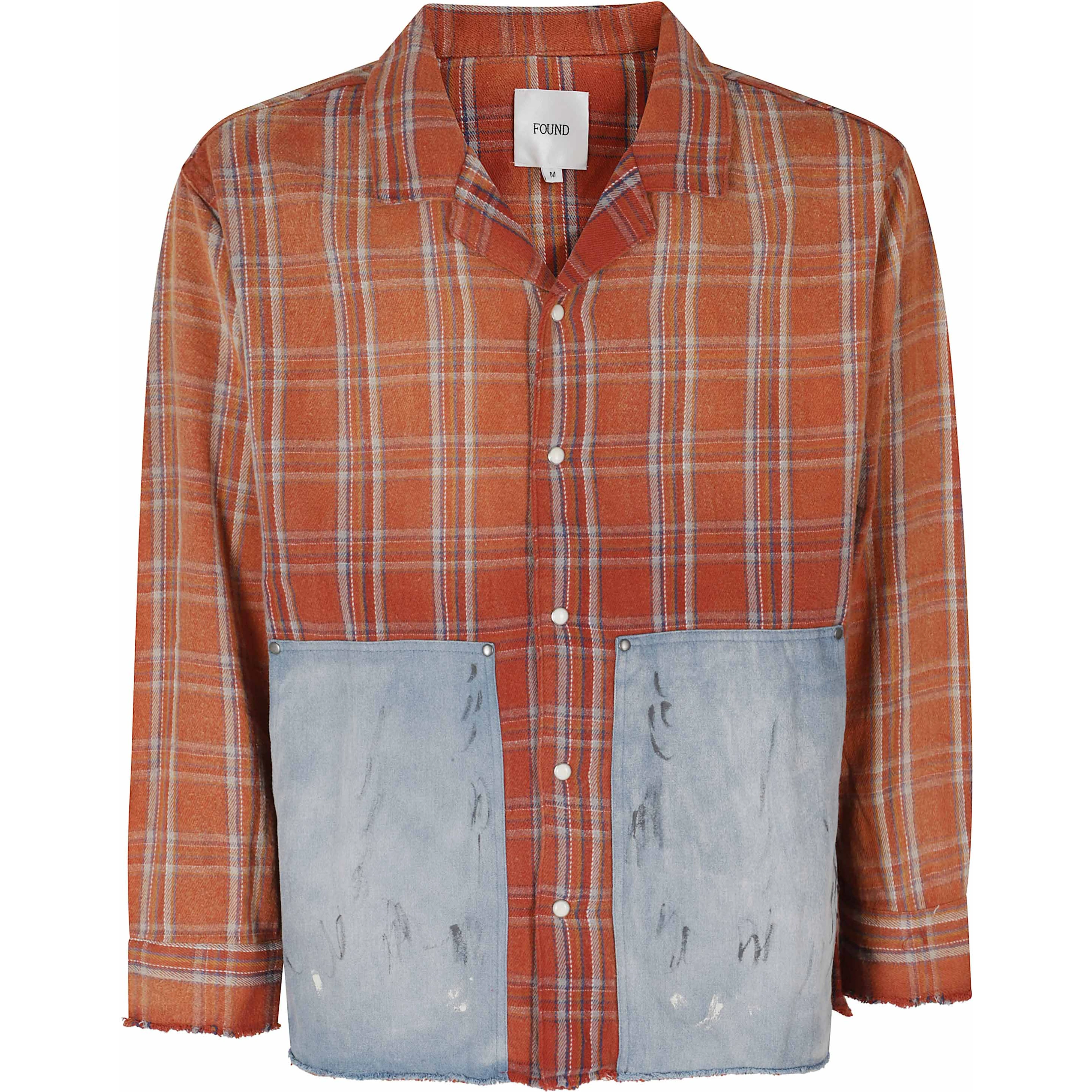 PLAID DENIM SHIRT