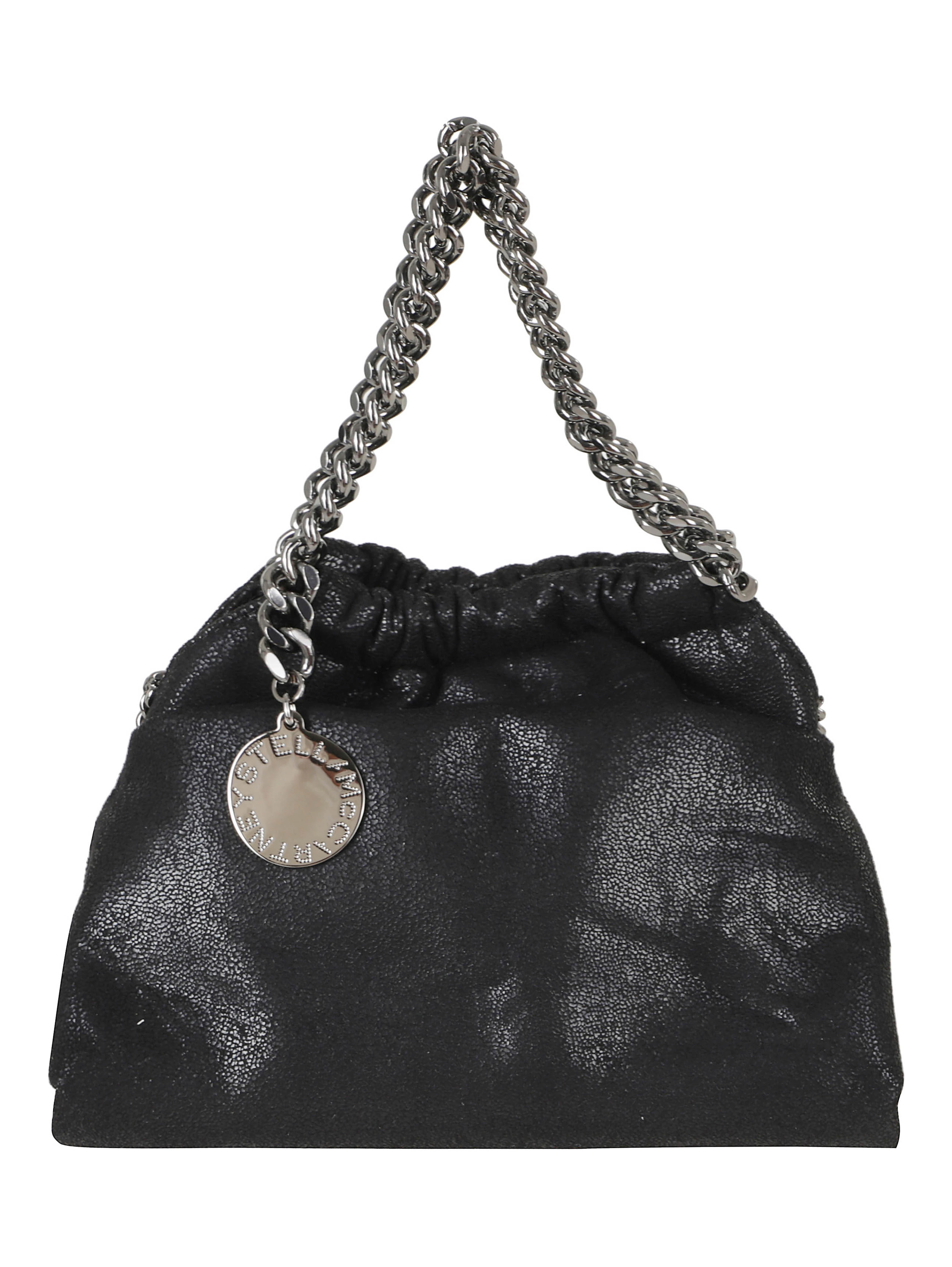 FALABELLA MINI DRAWSTRING BAG ECO SHAGGY DEER