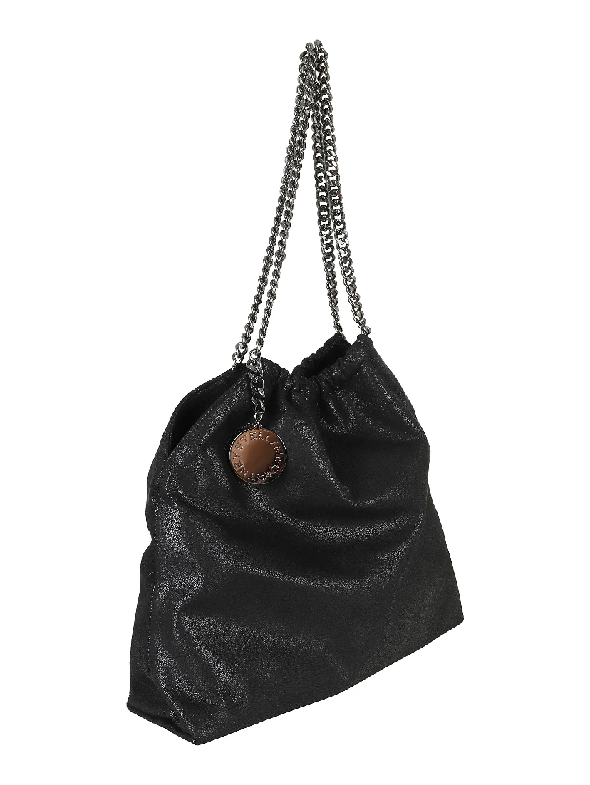 FALABELLA MEDIUM DRAWSTRING ECO SHAGGY DEER