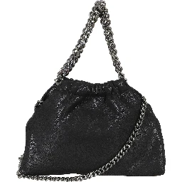 FALABELLA MINI DRAWSTRING BAG ECO SHAGGY DEER