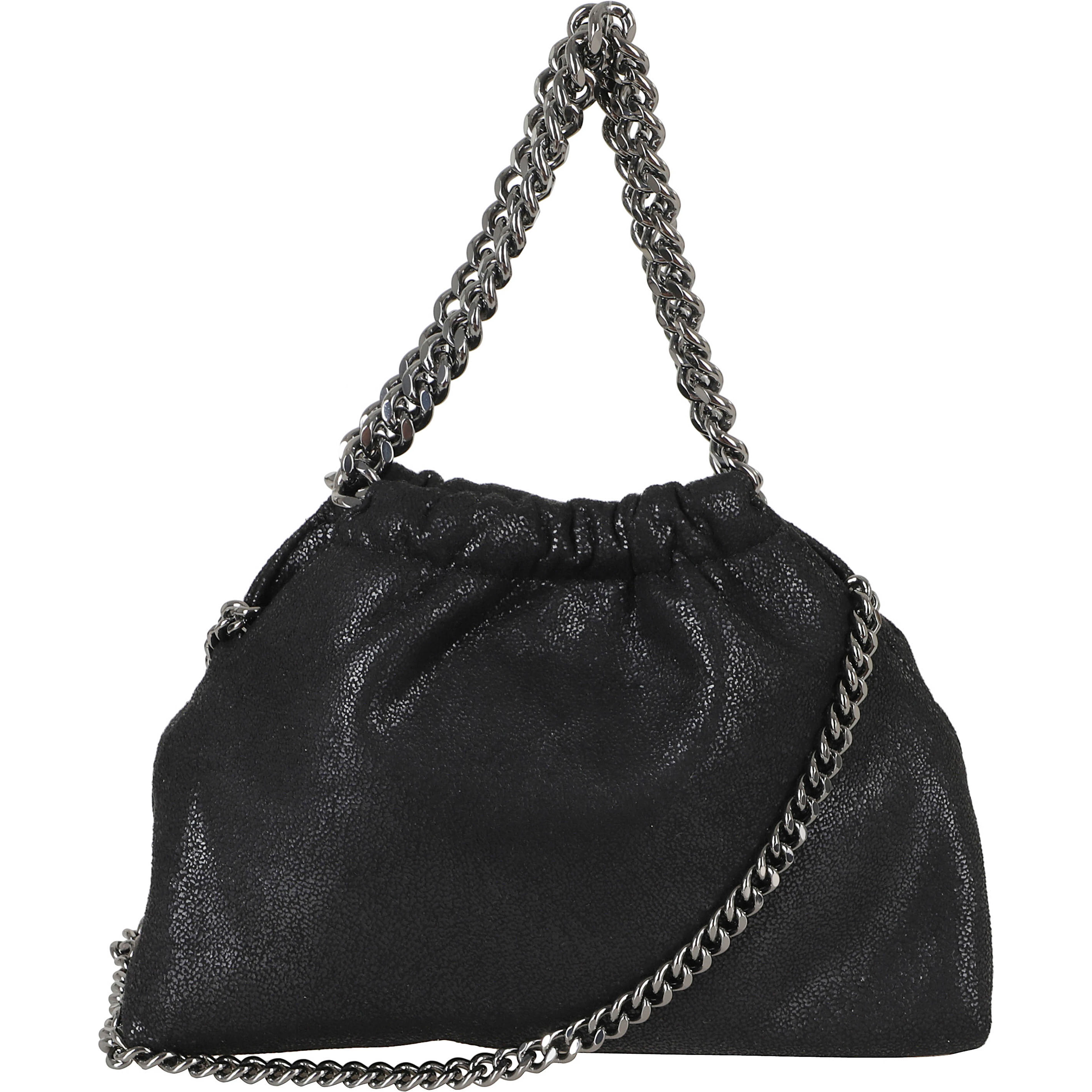FALABELLA MINI DRAWSTRING BAG ECO SHAGGY DEER